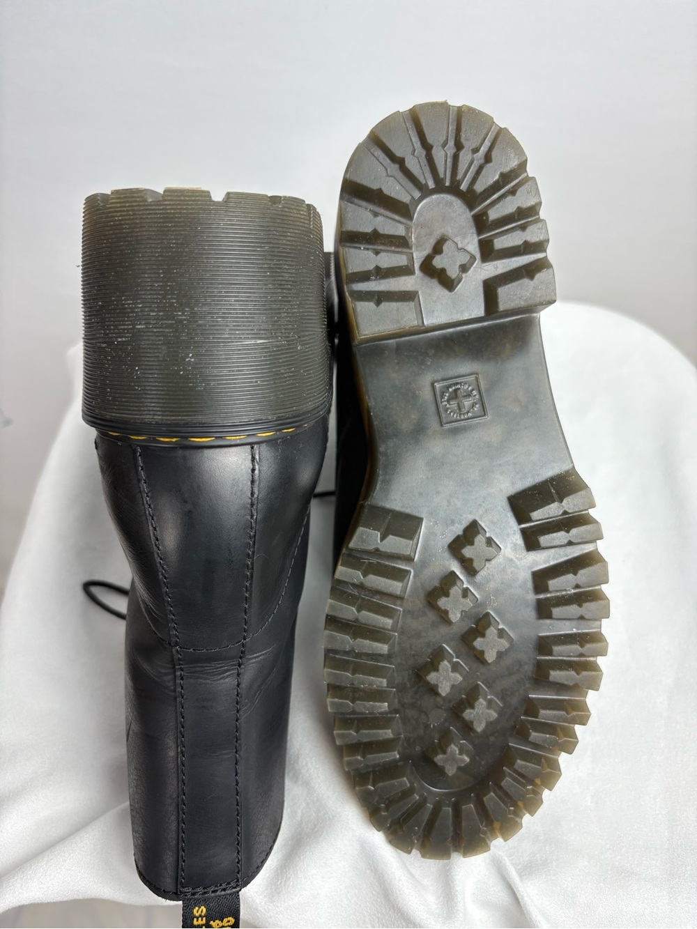 Dr. Martens Black Lace-Up Combat Boots - Picture 10 of 10